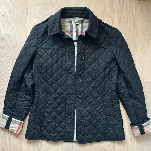 classic quilted burberry jacket - Picture 1 of 8